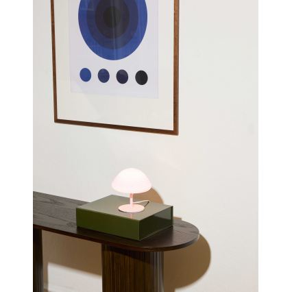 Halo Design 747047 - Επιτραπέζιο φωτιστικό CANDY MINI MUSH 1xG9/25W/230V διάμ. 17 εκ. ροζ