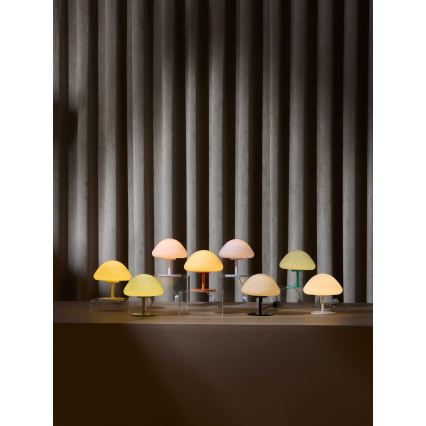 Halo Design 747047 - Επιτραπέζιο φωτιστικό CANDY MINI MUSH 1xG9/25W/230V διάμ. 17 εκ. ροζ