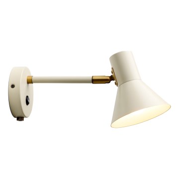 Halo Design 747443 - Επιτοίχιο φωτιστικό STYLE 1xE14/25W/230V κρεμ/ορείχαλκος