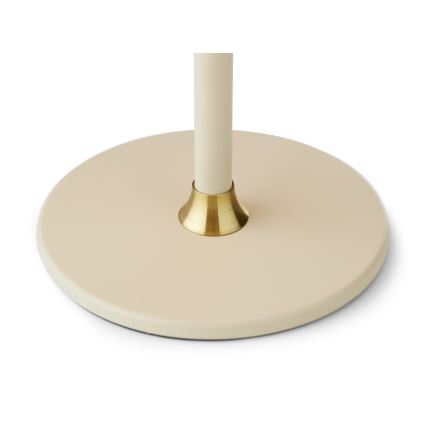 Halo Design 747597 - Επαναφορτιζόμενο επιτραπέζιο φωτιστικό LED με ρύθμιση φωτεινότητας MOON LIGHT LED/2,7W/2600 mAh σε κρεμ απόχρωση