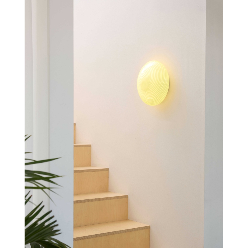 Halo Design 748693 - Φωτιστικό οροφής CANDY 1xE27/40W/230V Ø 30 εκ. μπεζ/ορείχαλκος