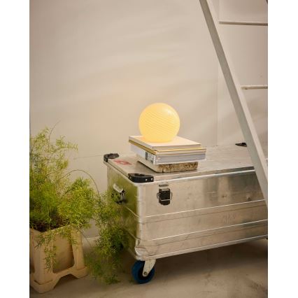 Halo Design 748808 - Επιτραπέζιο φωτιστικό CANDY 1xE14/25W/230V διάμ. 20 εκ. μπεζ