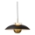 Halo Design 749102 - Ρυθμιζόμενο κρεμαστό φωτιστικό LED STEPP LED/24W/230V, διάμ. 46 εκ., μαύρο/όψη ορείχαλκου