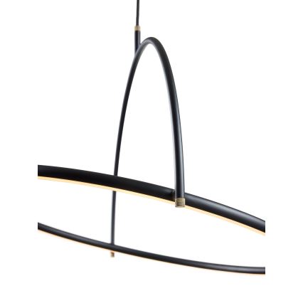 Halo Design 749539 - TILT Ρυθμιζόμενο κρεμαστό φωτιστικό LED με καλώδιο LED/40W/230V Ø 40 εκ. μαύρο