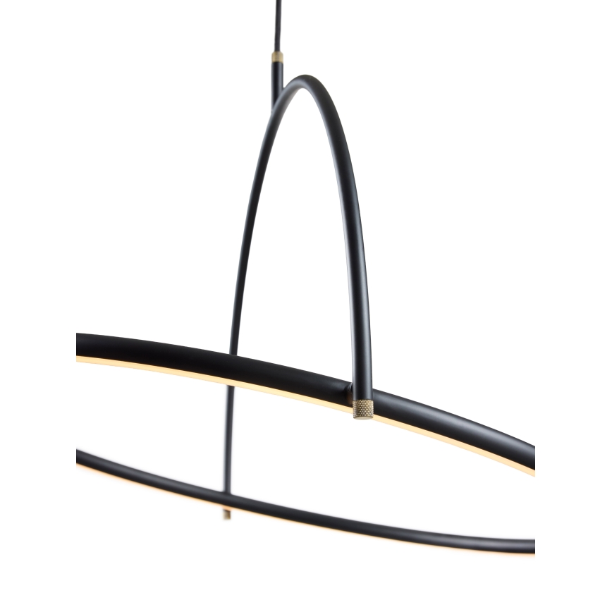 Halo Design 749539 - TILT Ρυθμιζόμενο κρεμαστό φωτιστικό LED με καλώδιο LED/40W/230V Ø 40 εκ. μαύρο