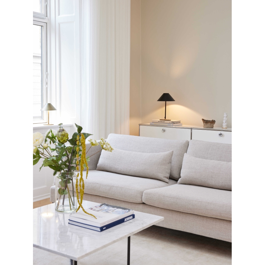 Halo Design 800803 - Ρυθμιζόμενη εξωτερική επαναφορτιζόμενη επιτραπέζια LED λάμπα HYGGE LED/3W/4000 mAh IP54 μαύρη