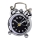 Hama - Επιτραπέζιο ρολόι ξυπνητήρι 1xLR44/LR1130 χρώμιο/μαύρο