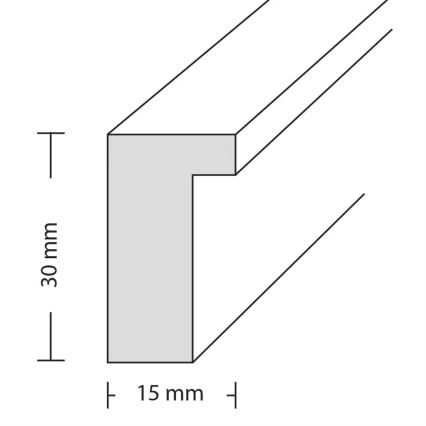 Hama - Κορνίζα 13x18 cm πεύκο/μαύρη