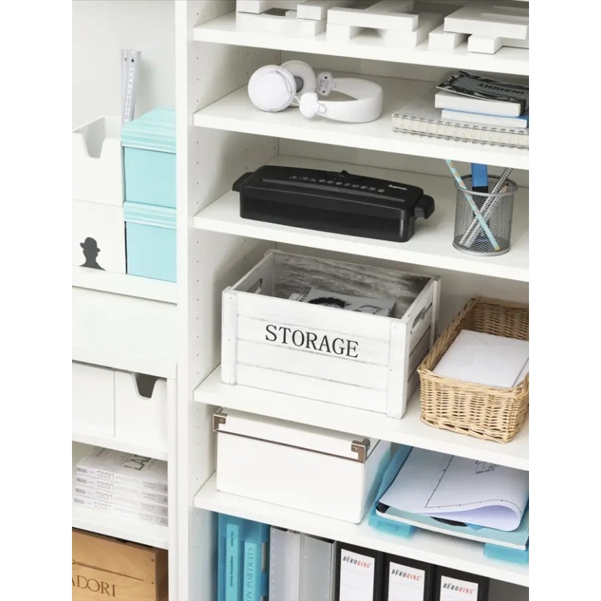 Hama - Μικρός καταστροφέας εγγράφων A4 230V μαύρος