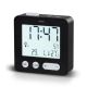 Hama - Ρολόι ξυπνητήρι με οθόνη LCD και θερμόμετρο 2xAAA μαύρο