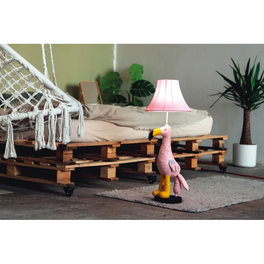 Happy Lamps - LED Παιδική επιδαπέδια λάμπα MINGO LED/5,4W/230V φλαμίνγκο