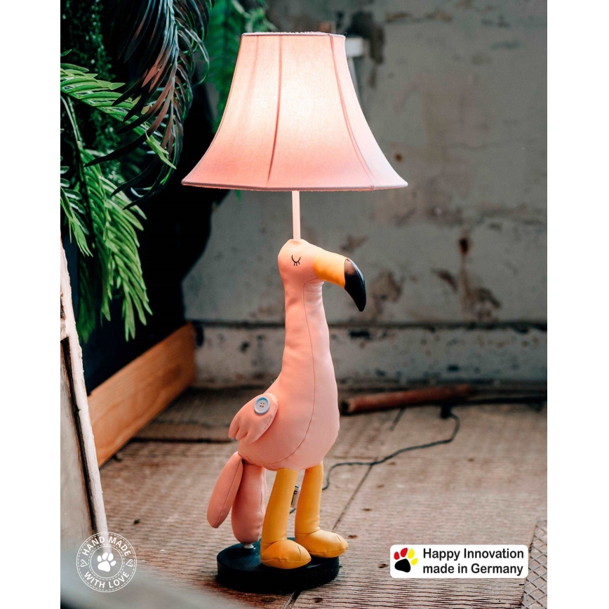 Happy Lamps - LED Παιδική επιδαπέδια λάμπα MINGO LED/5,4W/230V φλαμίνγκο