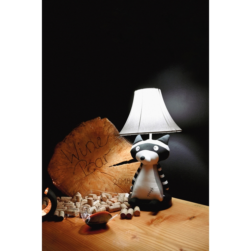 Happy Lamps - Παιδική επιτραπέζια λάμπα LED BEN LED/5,4W/230V ρακούν