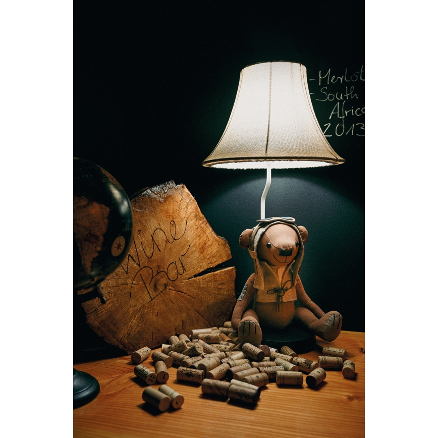 Happy Lamps - Παιδική επιτραπέζια λάμπα LED CHARLES LED/5,4W/230V αρκούδα