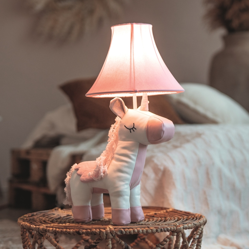 Happy Lamps - Παιδική επιτραπέζια λάμπα LED ELSA LED/5,4W/230V μονόκερος