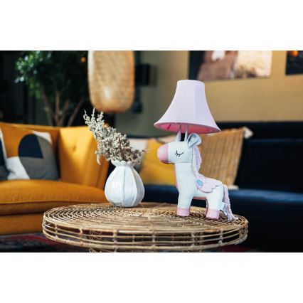 Happy Lamps - Παιδική επιτραπέζια λάμπα LED ELSA LED/5,4W/230V μονόκερος