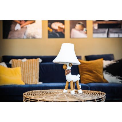 Happy Lamps - Παιδική επιτραπέζια λάμπα LED WOLLE LED/5,4W/230V πρόβατο