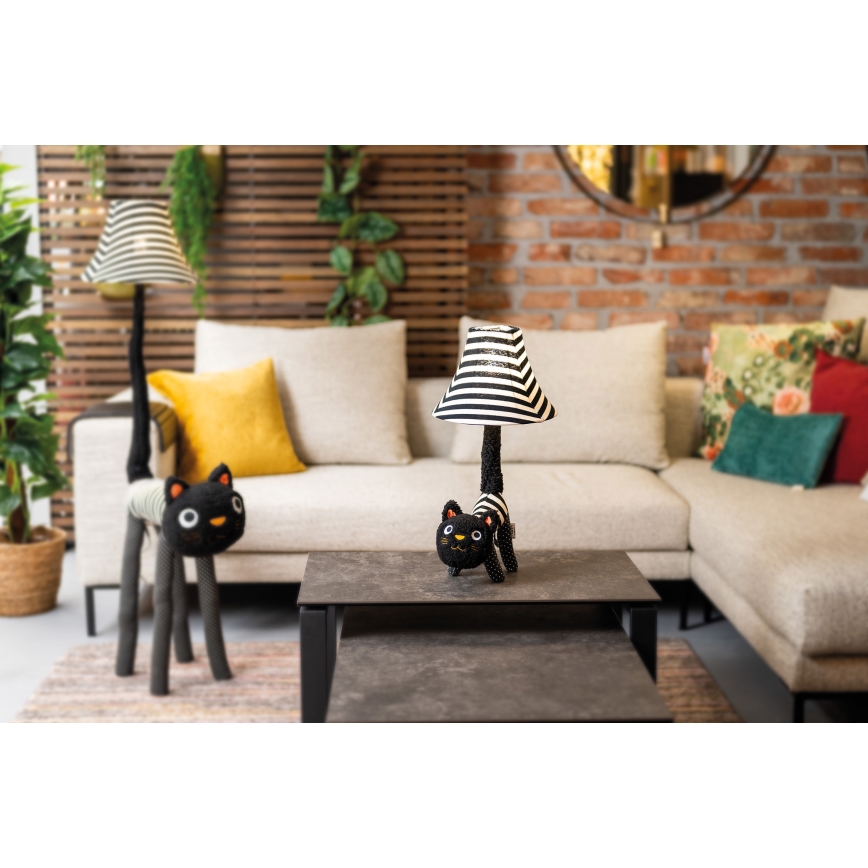 Happy Lamps - Παιδική επιτραπέζια λάμπα LED BABY LUNA LED/5,4W/230V γάτα