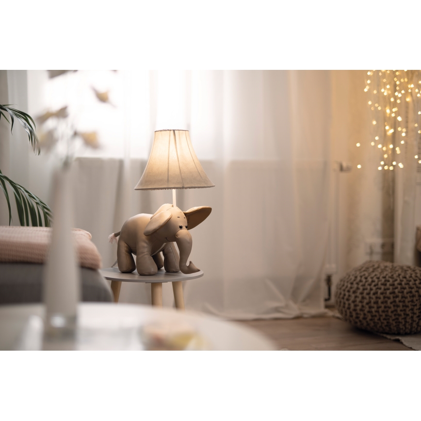 Happy Lamps - Παιδική επιτραπέζια λάμπα LED BOBBY LED/5,4W/230V ελέφαντας