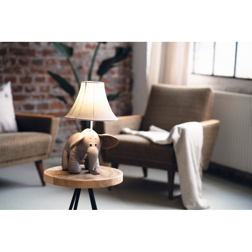 Happy Lamps - Παιδική επιτραπέζια λάμπα LED BOBBY LED/5,4W/230V ελέφαντας