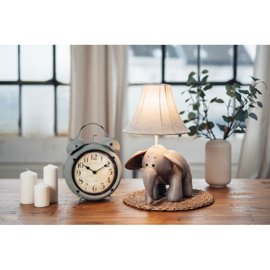 Happy Lamps - Παιδική επιτραπέζια λάμπα LED BOBBY LED/5,4W/230V ελέφαντας