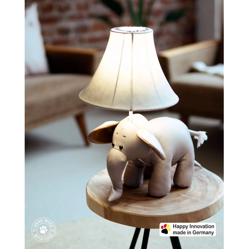 Happy Lamps - Παιδική επιτραπέζια λάμπα LED BOBBY LED/5,4W/230V ελέφαντας