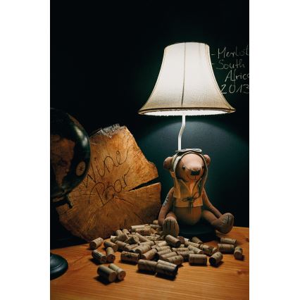 Happy Lamps - Παιδική επιτραπέζια λάμπα LED CHARLES LED/5,4W/230V αρκούδα