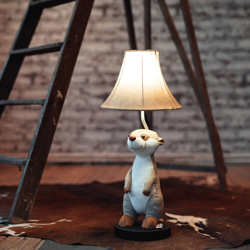 Happy Lamps - Παιδική επιτραπέζια λάμπα LED EDDIE LED/5,4W/230V νυφίτσα