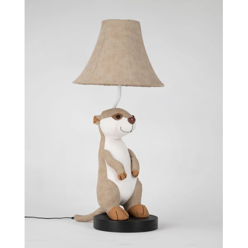 Happy Lamps - Παιδική επιτραπέζια λάμπα LED EDDIE LED/5,4W/230V νυφίτσα