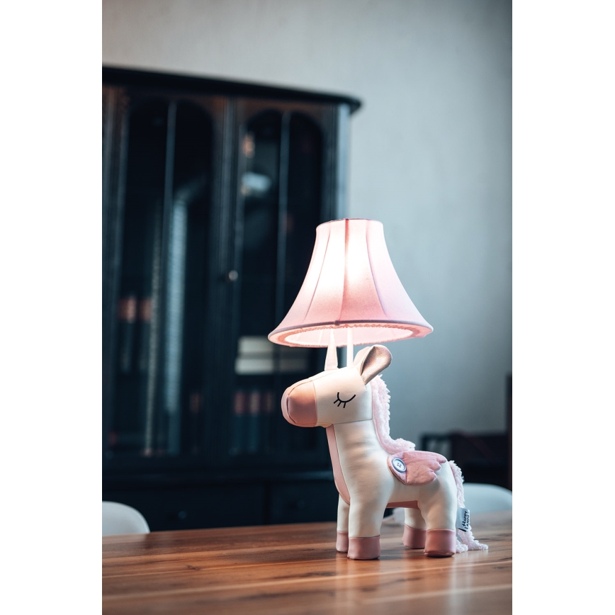 Happy Lamps - Παιδική επιτραπέζια λάμπα LED ELSA LED/5,4W/230V μονόκερος