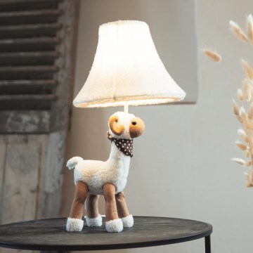 Happy Lamps - Παιδική επιτραπέζια λάμπα LED WOLLE LED/5,4W/230V πρόβατο