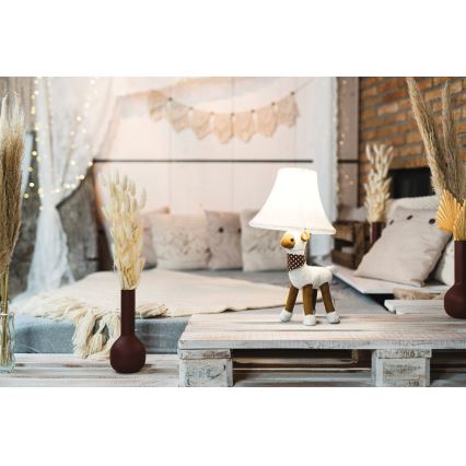 Happy Lamps - Παιδική επιτραπέζια λάμπα LED WOLLE LED/5,4W/230V πρόβατο
