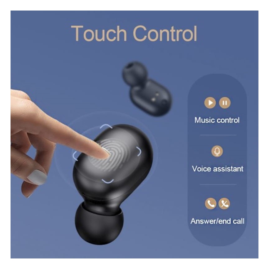 Haylou - Αδιάβροχα ασύρματα ακουστικά  GT1 Pro Bluetooth μαύρο