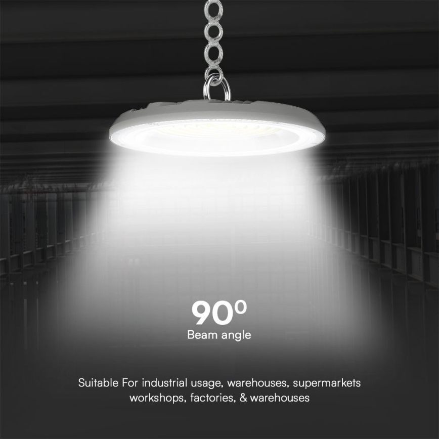 Heavy-duty LED φωτιστικό High Bay LED/150W/230V 3000/4000/6500K IP65 ø 27,7 cm