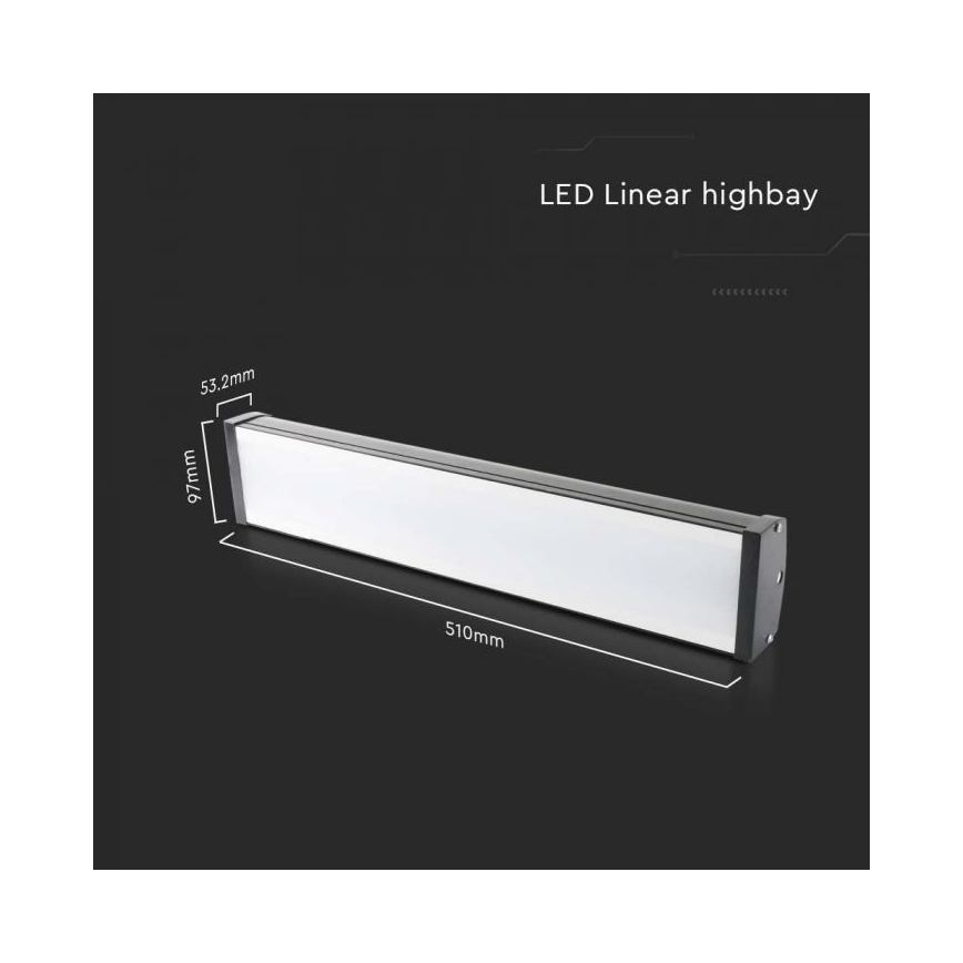 Heavy-duty LED φωτιστικό High Bay LED/100W/230V 6500K IP65