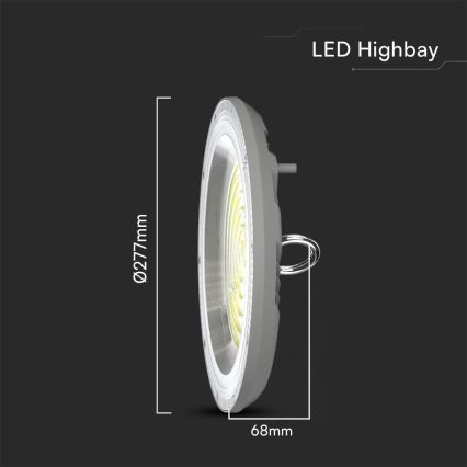 Heavy-duty LED φωτιστικό High Bay LED/150W/230V 3000/4000/6500K IP65 ø 27,7 cm