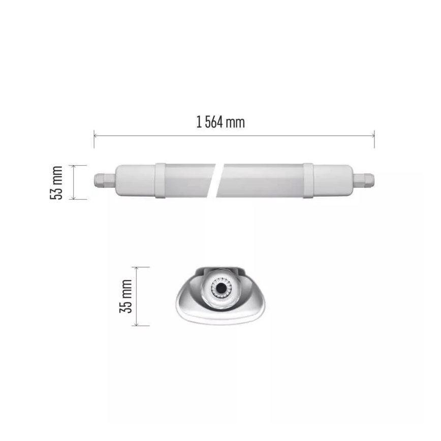 Heavy-duty LED φωτιστικό LED/45W/230V IP65 4000K 156,4 cm