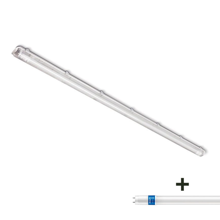 Heavy-duty φωτιστικό φθορίου 1xG13/230V IP65 + Λάμπα σωληνωτή LED με αισθητήρα Philips MASTER T8 G13/24W