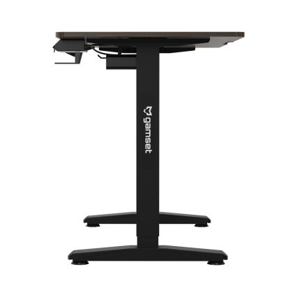 Height-adjustable gaming table CONTROL 110x60 cm καφέ/μαύρο