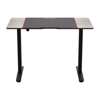 Height-adjustable gaming table CONTROL 110x60 cm καφέ/μαύρο