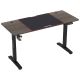 Height-adjustable gaming table CONTROL 140x60 cm καφέ/μαύρο