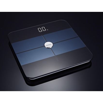 Heinner HBS-BTH180BK - Ψηφιακή ζυγαριά σώματος 2xAAA μαύρη/μπλε