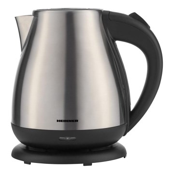Heinner HEK-17IX - Ηλεκτρικός βραστήρας 1,7 l 2200W/230V ματ χρώμιο/μαύρο