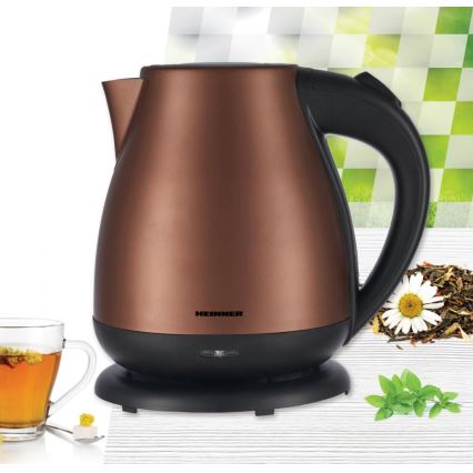 Heinner HEK-17IXC - Ηλεκτρικός βραστήρας 1,7 l 2200W/230V χάλκινος