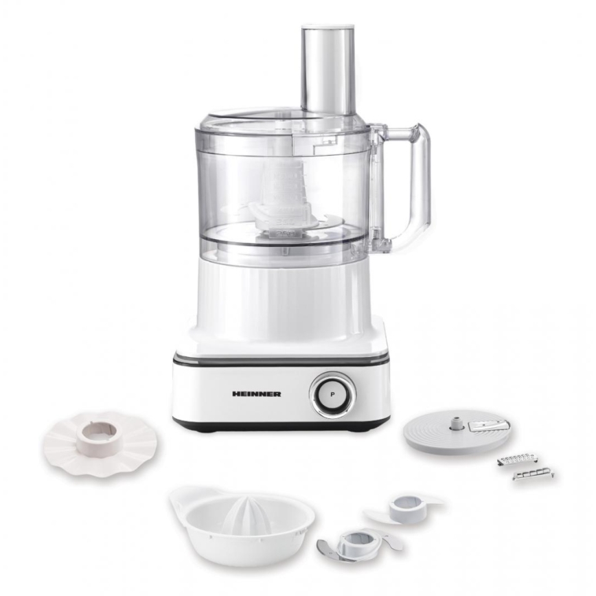 Heinner HFP-K1000WP - Κουζινομηχανή 1000W/230V λευκή