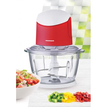 Heinner HMC-K500WHR - Ηλεκτρικός ψιλοκόπτης 500W/230V κόκκινος