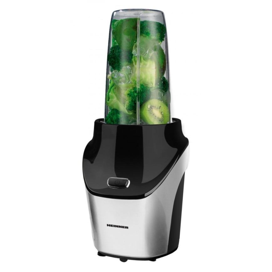 Heinner HSB-T1000SS - Smoothie Nutri μίξερ 1000W/230V ματ χρώμιο/μαύρο
