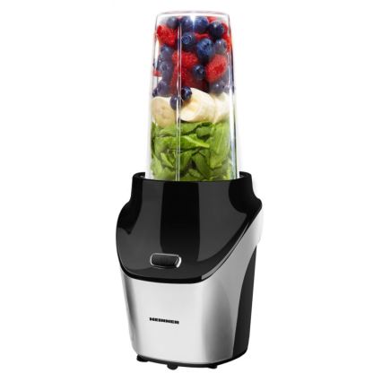 Heinner HSB-T1000SS - Smoothie Nutri μίξερ 1000W/230V ματ χρώμιο/μαύρο