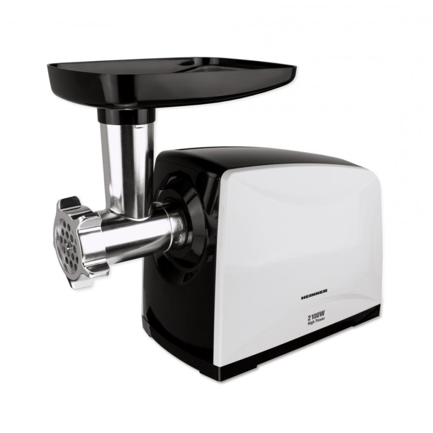 Heinner MG-2100BKWH - Ηλεκτρικός μύλος κρέατος 2100W/230V σε μαύρο/λευκό
