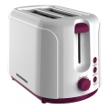 Heinner TP-750BG - Φρυγανιέρα με δύο σχισμές 750W/230V λευκή/μωβ
